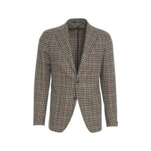 Tagliatore Sophisticated Check Pattern Blazer With Peak Lapels - NWT